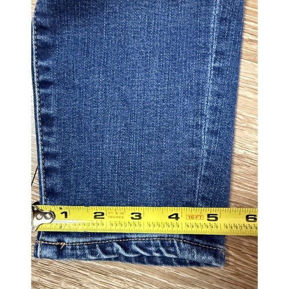 J.CREW  High Rise Jeggings Medium Blue jean Zip Fly Skinny Stretch Knit 31 - Picture 6 of 10
